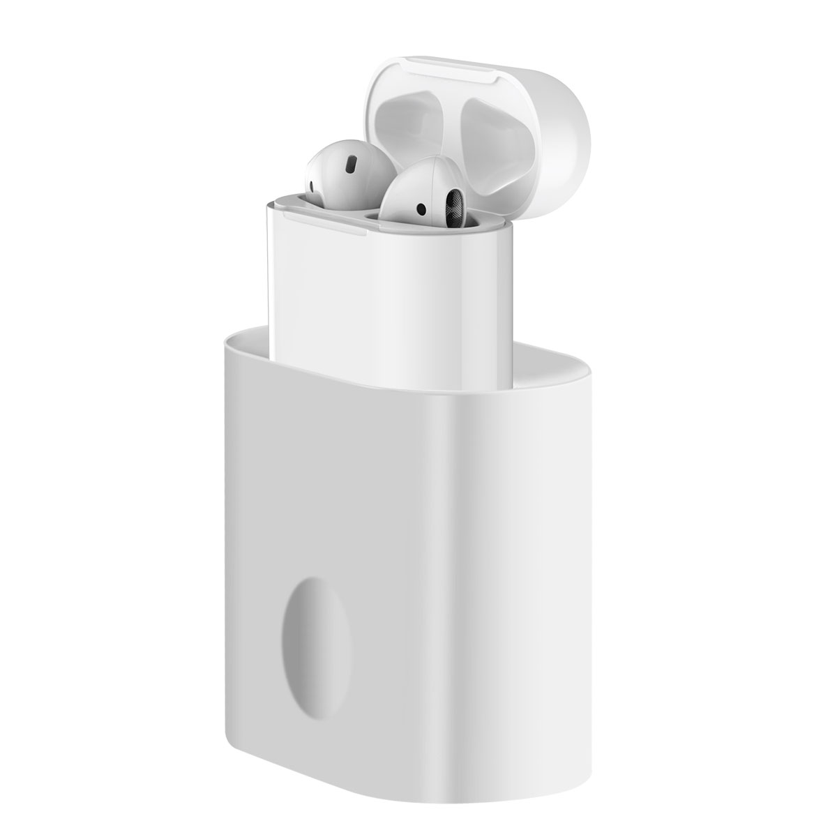 

Зарядная Станция Силиконовых AirPods Для Устройств Apple Airpods - Белый, Apple AirPods with Charging Case (2019)