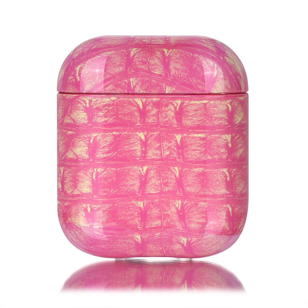 

Agate Pattern PC Защитный Корпус Для Apple AirPods с Делом Беспроводной Зарядки (2019)/с Зарядным Делом (2019)/(2016) - Розовый, Apple AirPods with Wireless Charging Case (2019)