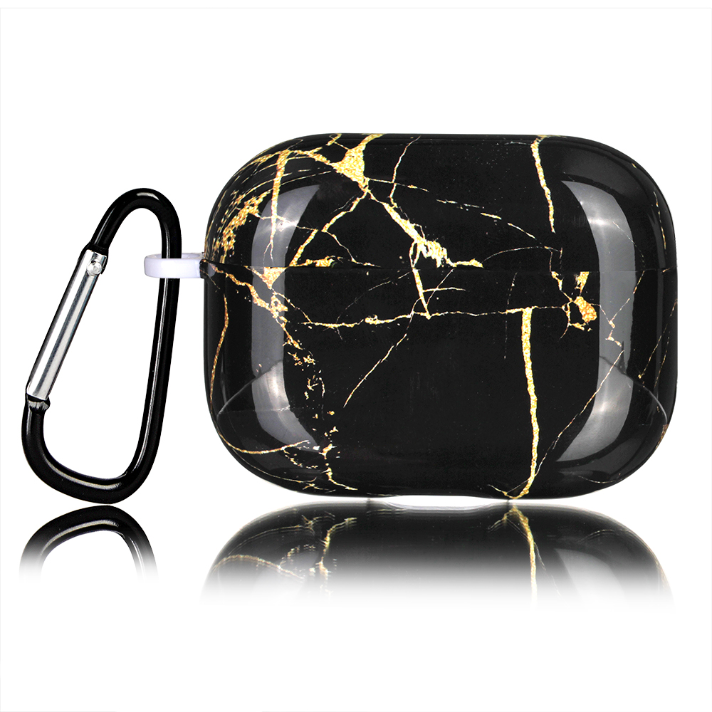 

Water Transfer Printing Marble Pattern PC Case for Apple AirPods Pro - Style B, AirPods Pro