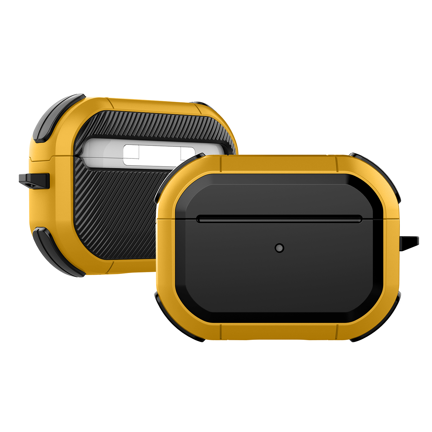 

Rubberized PC + TPU Protective Case for Apple AirPods Pro - Yellow