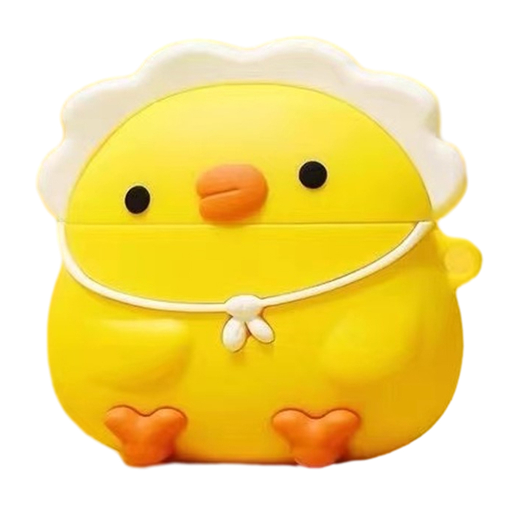 For Samsung Galaxy Buds Pro Cartoon Earphone Cover Silicone Protective Case - Yellow Chick
