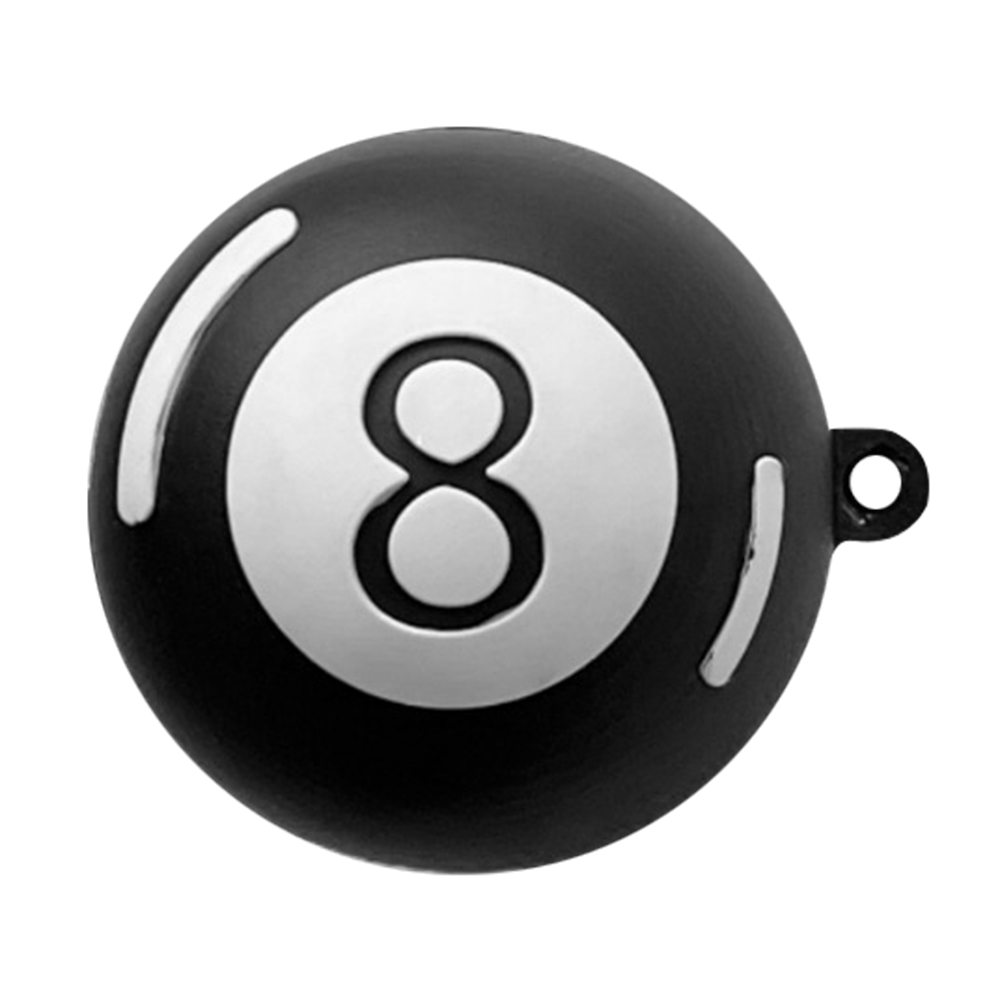 For Samsung Galaxy Buds Pro Lovely Cartoon Case Bluetooth-compatible Earphone Silicone Cover - Number 8 Black Ball