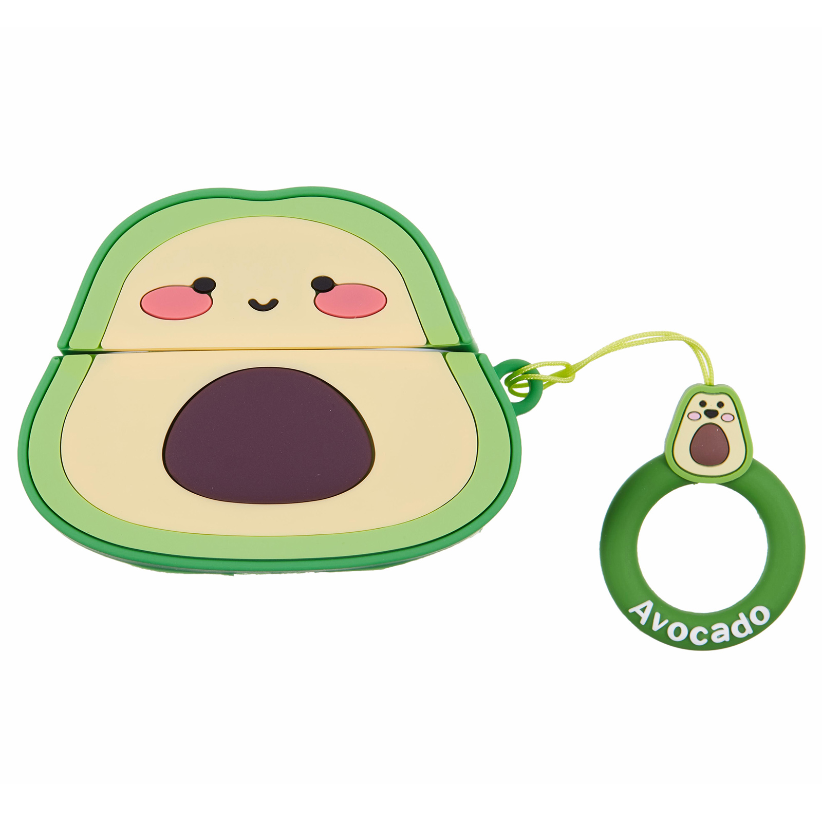 For Apple AirPods Pro Bluetooth-compatible Earphones Silicone Cover Cartoon Avocado Protective Case