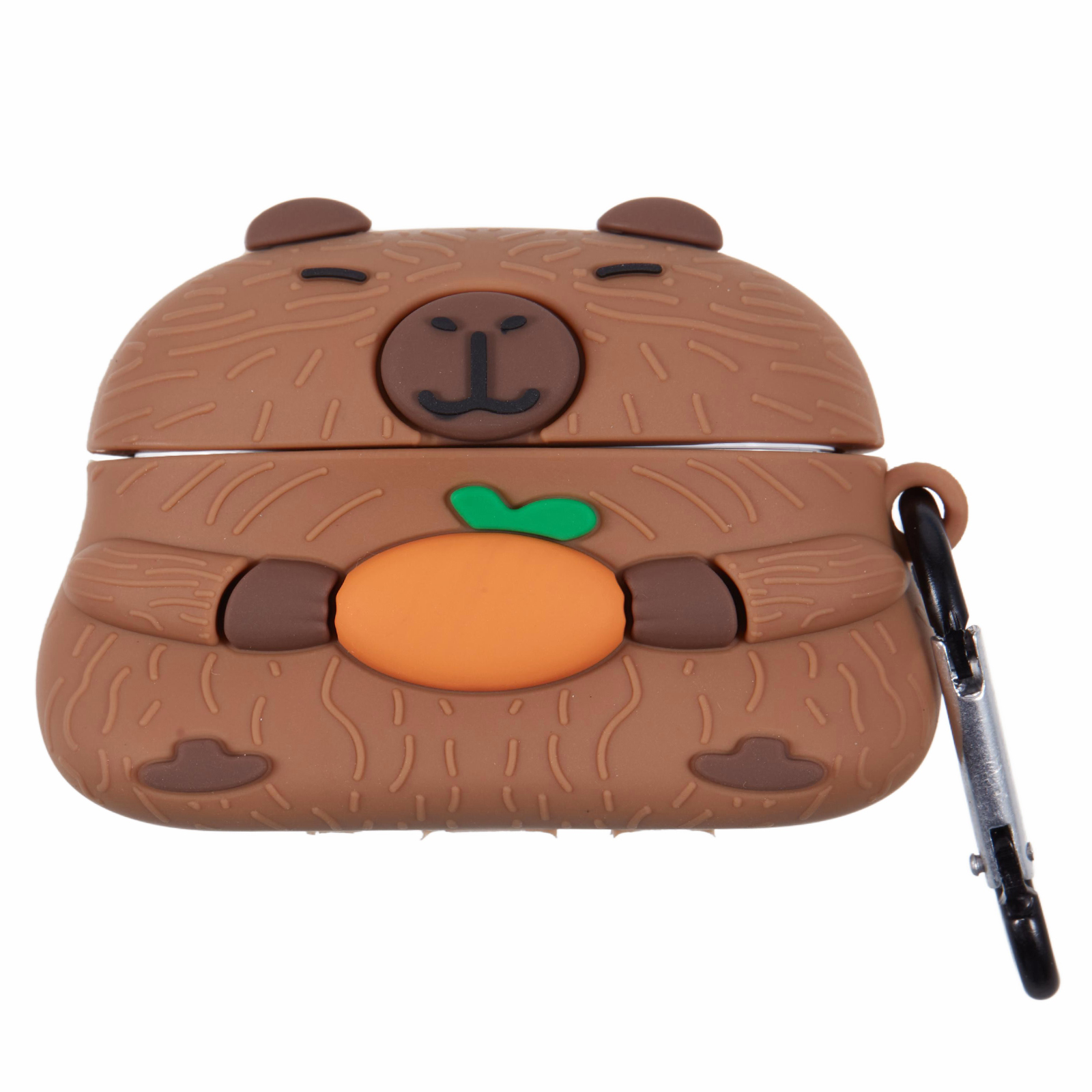 For Apple AirPods Pro 2 / AirPods Pro Silicone Cover Cute Capybara Bluetooth-compatible Earphones Protective Case