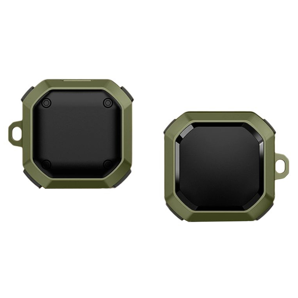 For Samsung Galaxy Buds FE / Buds2 Pro / Buds2 / Buds Pro / Buds Live Bluetooth-compatible Earphone Cover TPU+PC Anti-drop Case - Army Green