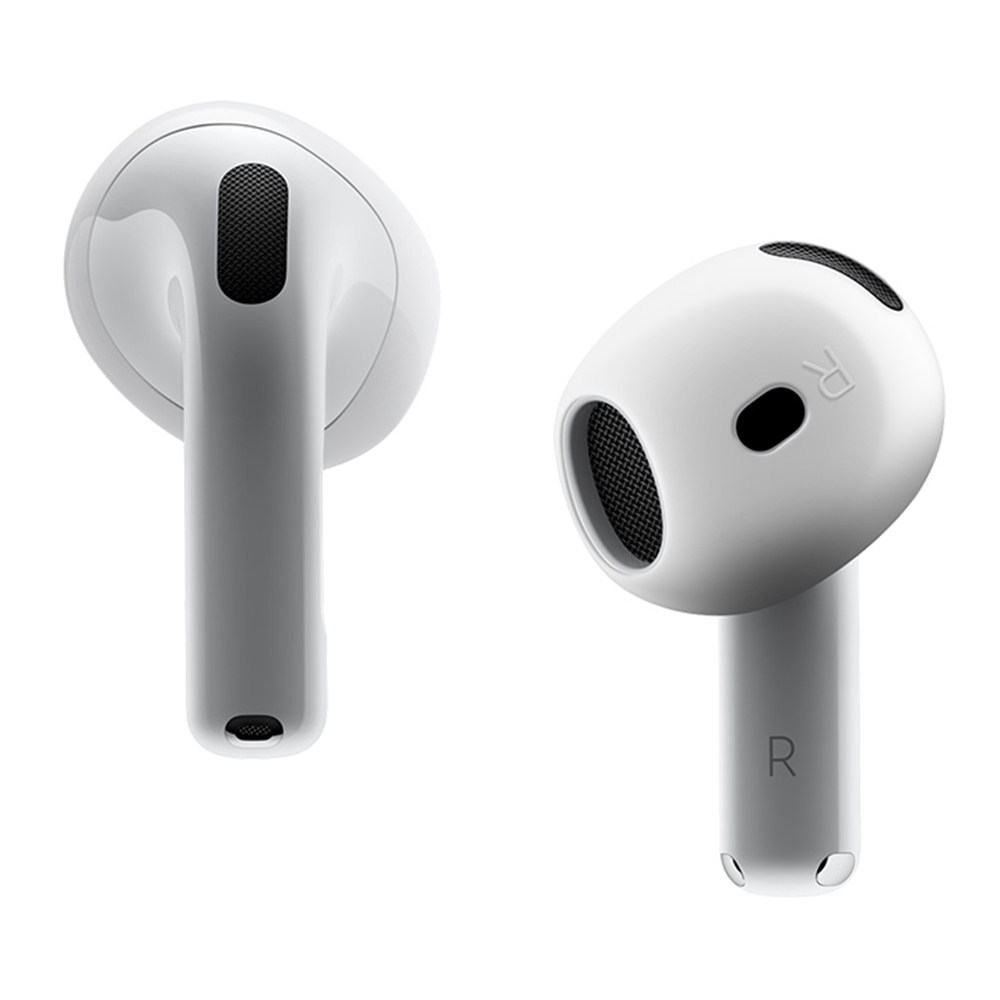 For AirPods 4 Earbuds Anti-slip Silicone Cover Bluetooth-compatible Earphones Earmuffs Ear Tips - Transparent