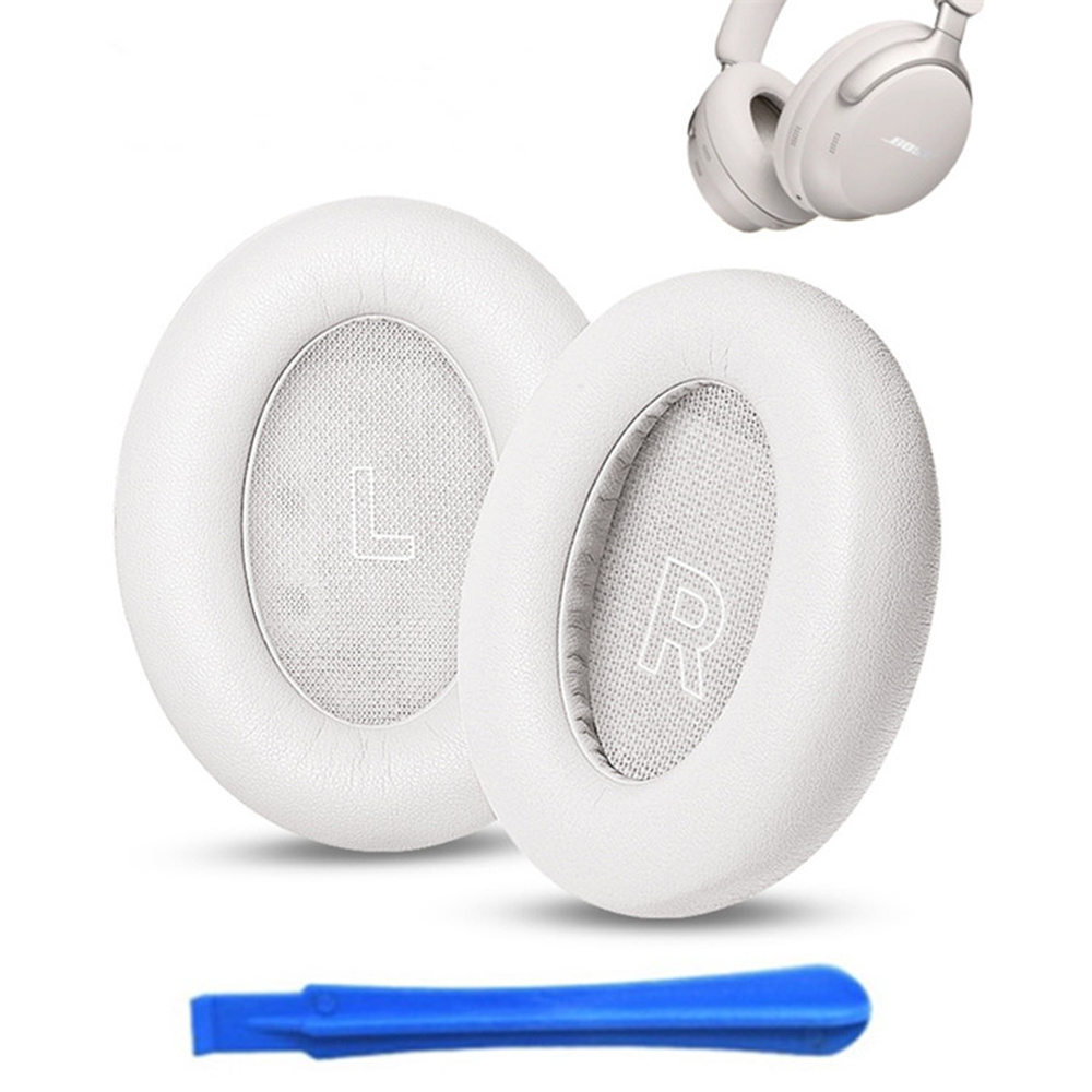 For Bose Quietcomfort Ultra Replacement Ear Pads with Installation Tool - White