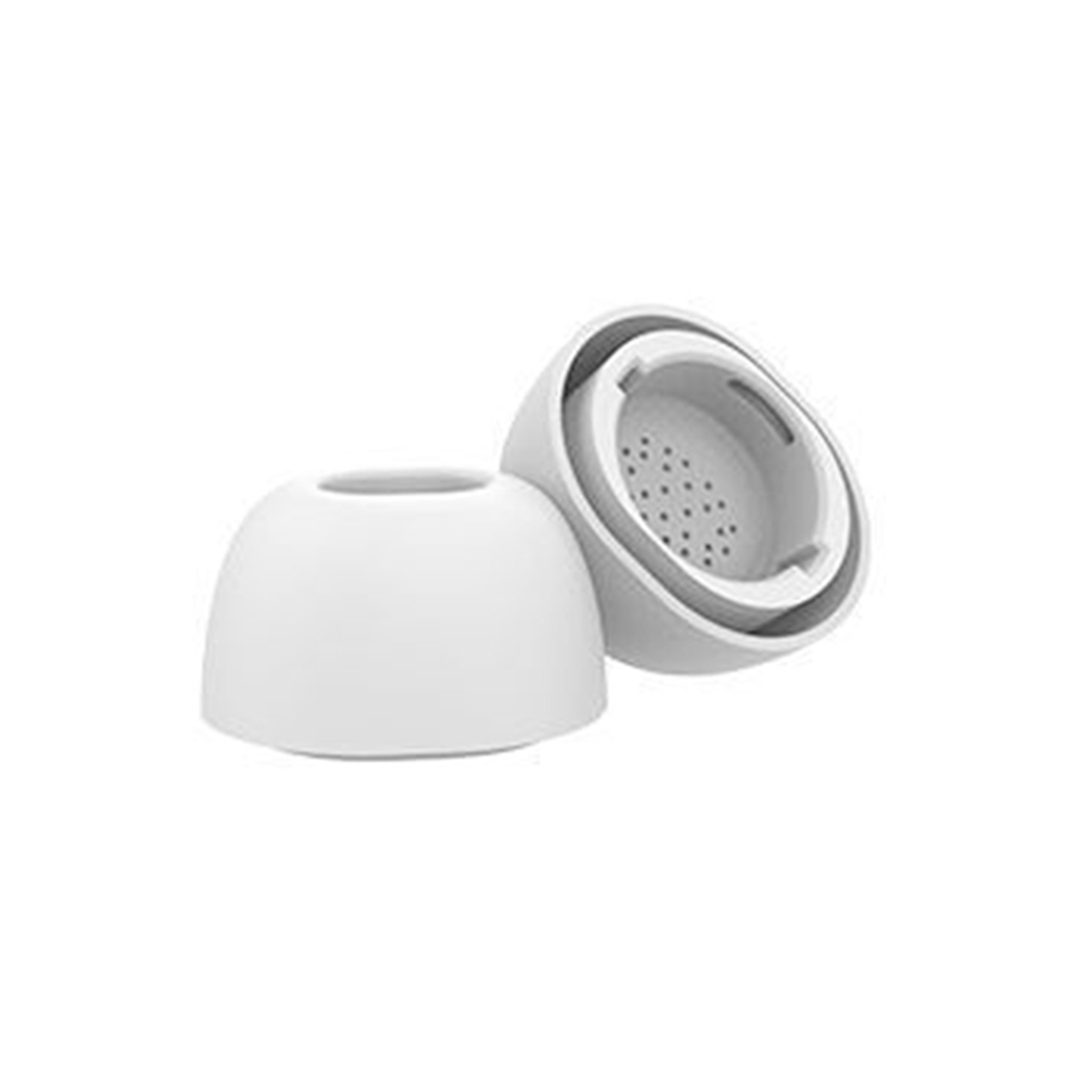 AHASTYLE WG173 1Pair M Silicone Eartips for Samsung Galaxy Buds3 Pro Bluetooth-compatible Earbuds Replacement Tips - White