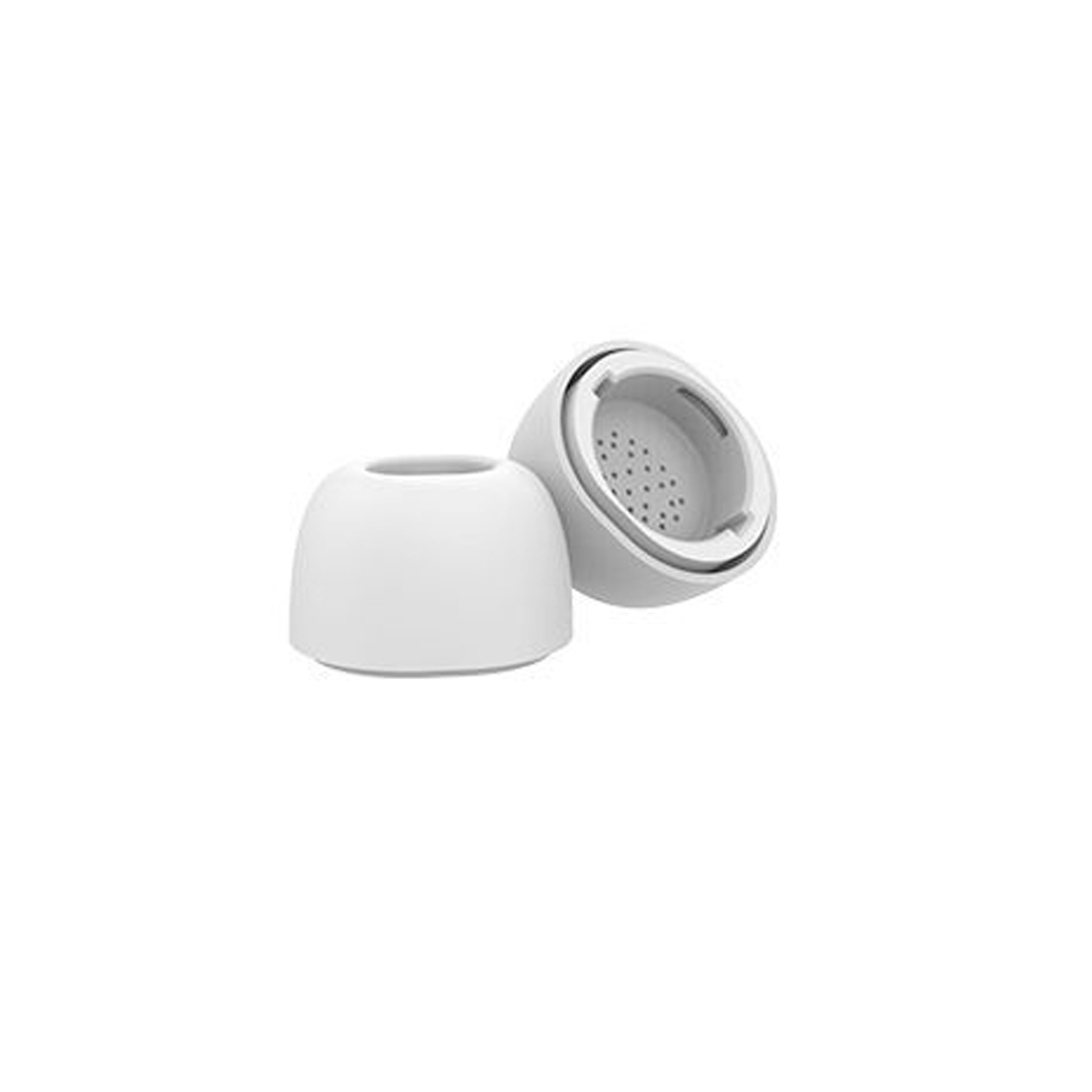 AHASTYLE WG173 1Pair S Silicone Eartips for Samsung Galaxy Buds3 Pro Bluetooth-compatible Earbuds Replacement Tips - White