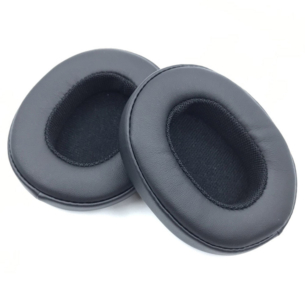 1 Pair Replacement Earpads For Skullcandy Hesh 3 Wireless / Crusher 3.0 Protein Leather Ear Pads Ear Cushions - Black