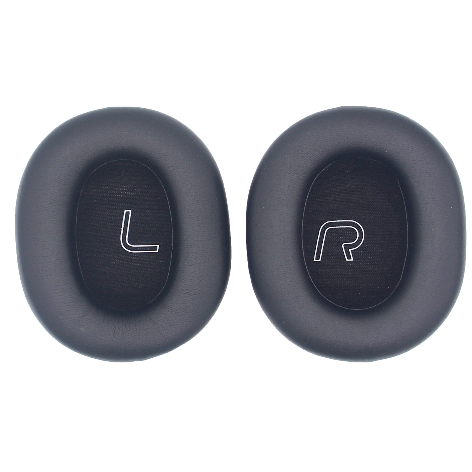 JZF-529 1 Pair for Edifier W860NB Pro / W860 Pro Headphone Earpads Replacement Cushions - Protein Leather / Black