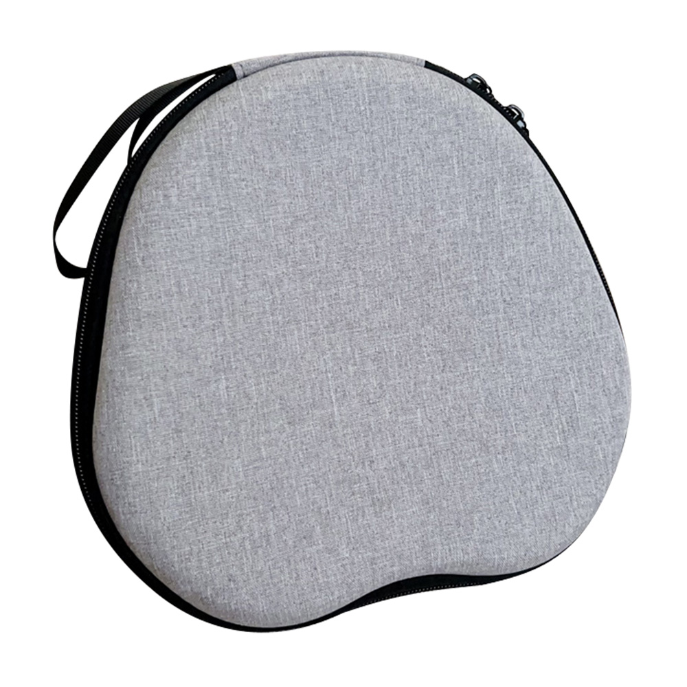 For Corsair Virtuoso RGB Wireless Pro Headphone Case EVA Cartoon Storage Bag Over-Ear Headset Shockproof Protective Case - Grey