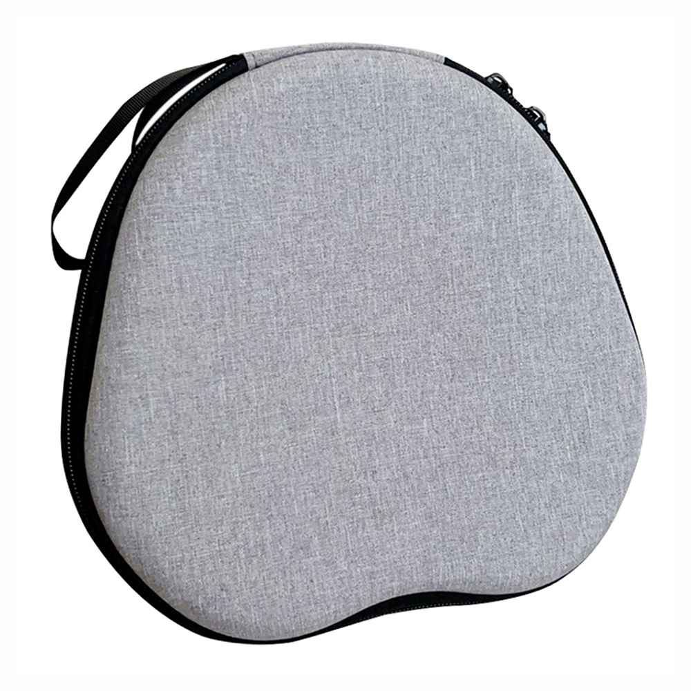 For SOAIY SE9 Headphone Case EVA Cartoon Storage Bag Over-Ear Headset Shockproof Protective Case - Grey