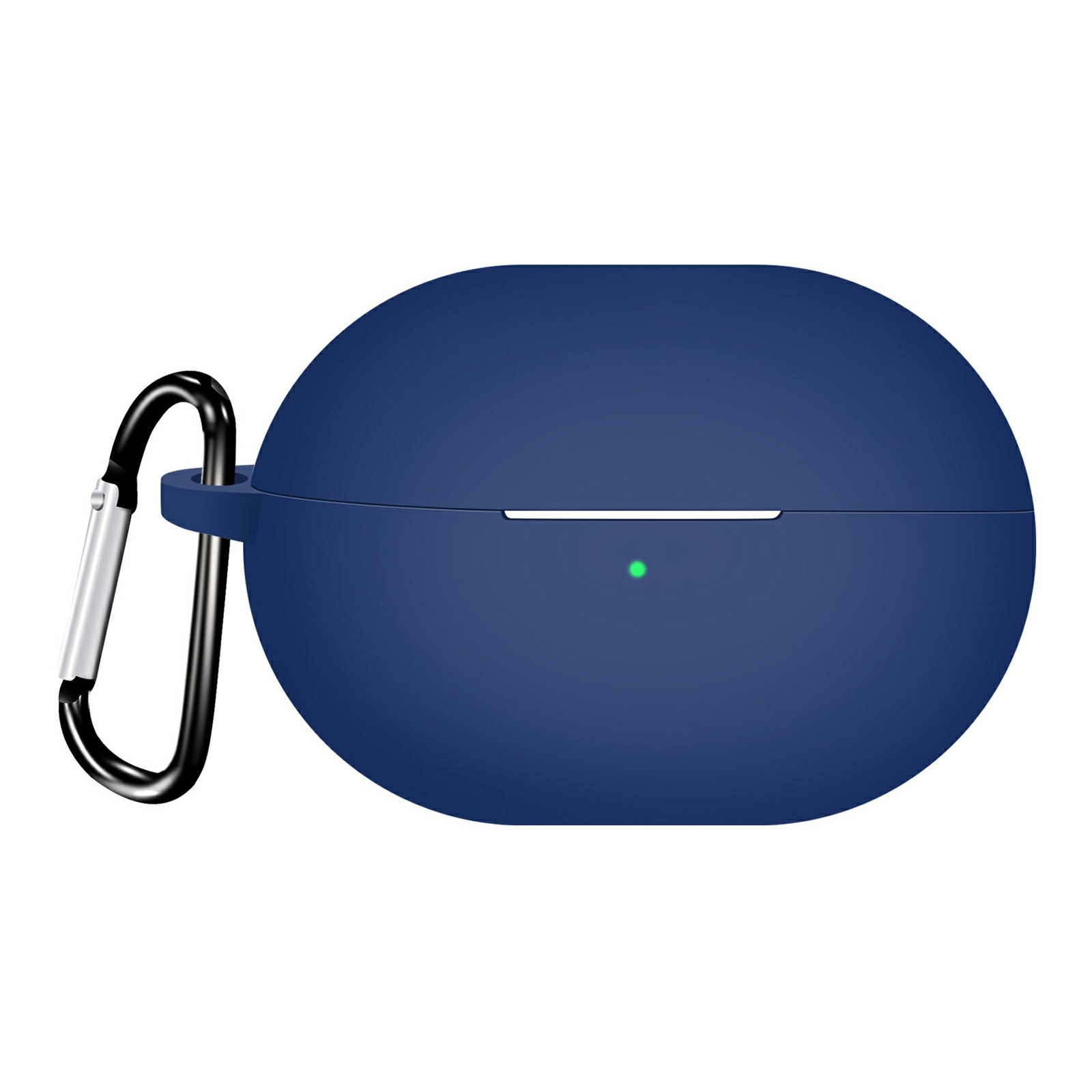 For Huawei FreeBuds Pro 4 Protective Case Bluetooth-Compatible Earbuds Silicone Cover with Hook - Dark Blue