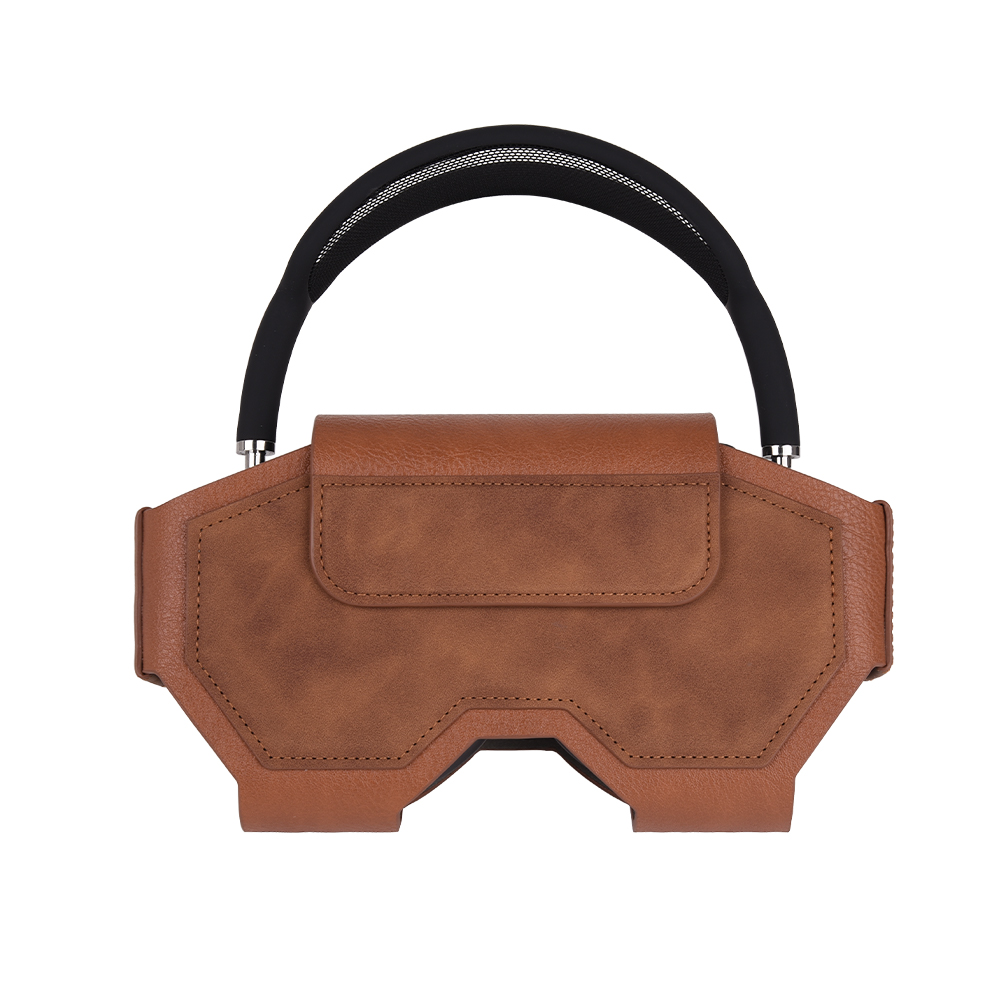 For AirPods Max 2 / Max Headphones Case Business Vintage Style PU Leather Protective Cover - Brown