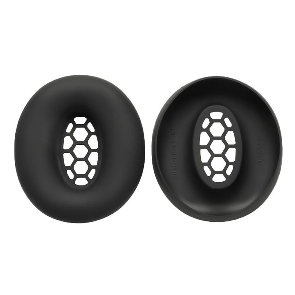 1 Pair Earpad Silicone Case for Sennheiser HD 450BT Headphones Cushion Protective Cover - Black
