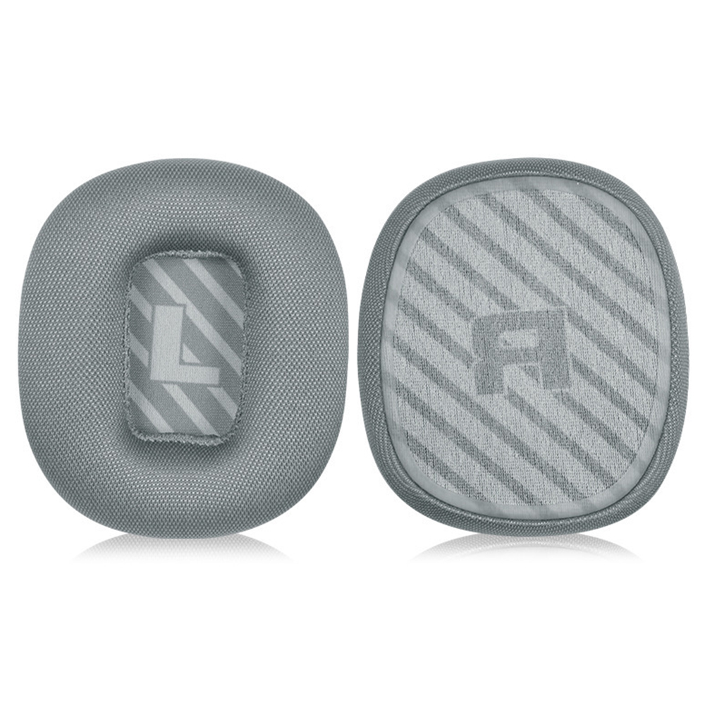 1 Pair for Logitech Astro A10 Gen 2 Headphone Replacement Ear Pads Breathable Mesh Fabric Memory Foam Cushions - Grey
