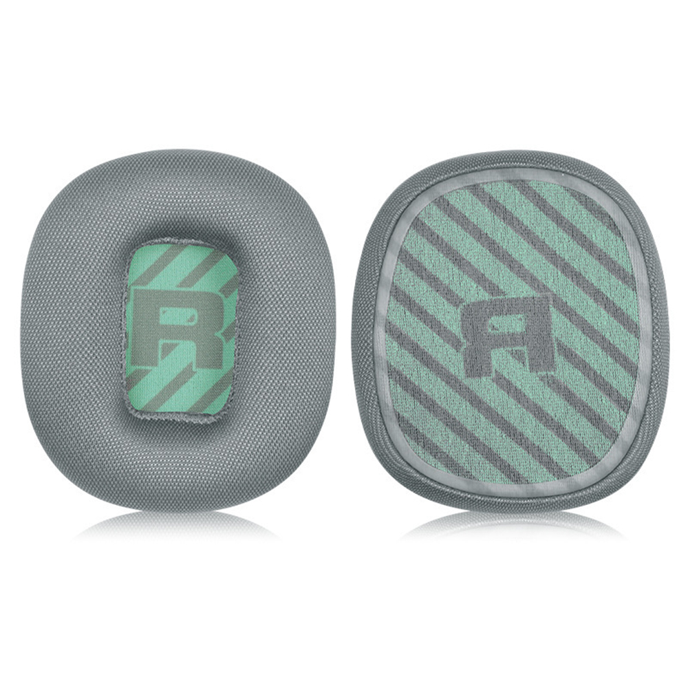 1 Pair for Logitech Astro A10 Gen 2 Headphone Replacement Ear Pads Breathable Mesh Fabric Memory Foam Cushions - Green