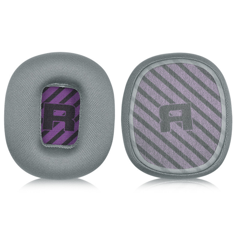 1 Pair for Logitech Astro A10 Gen 2 Headphone Replacement Ear Pads Breathable Mesh Fabric Memory Foam Cushions - Purple