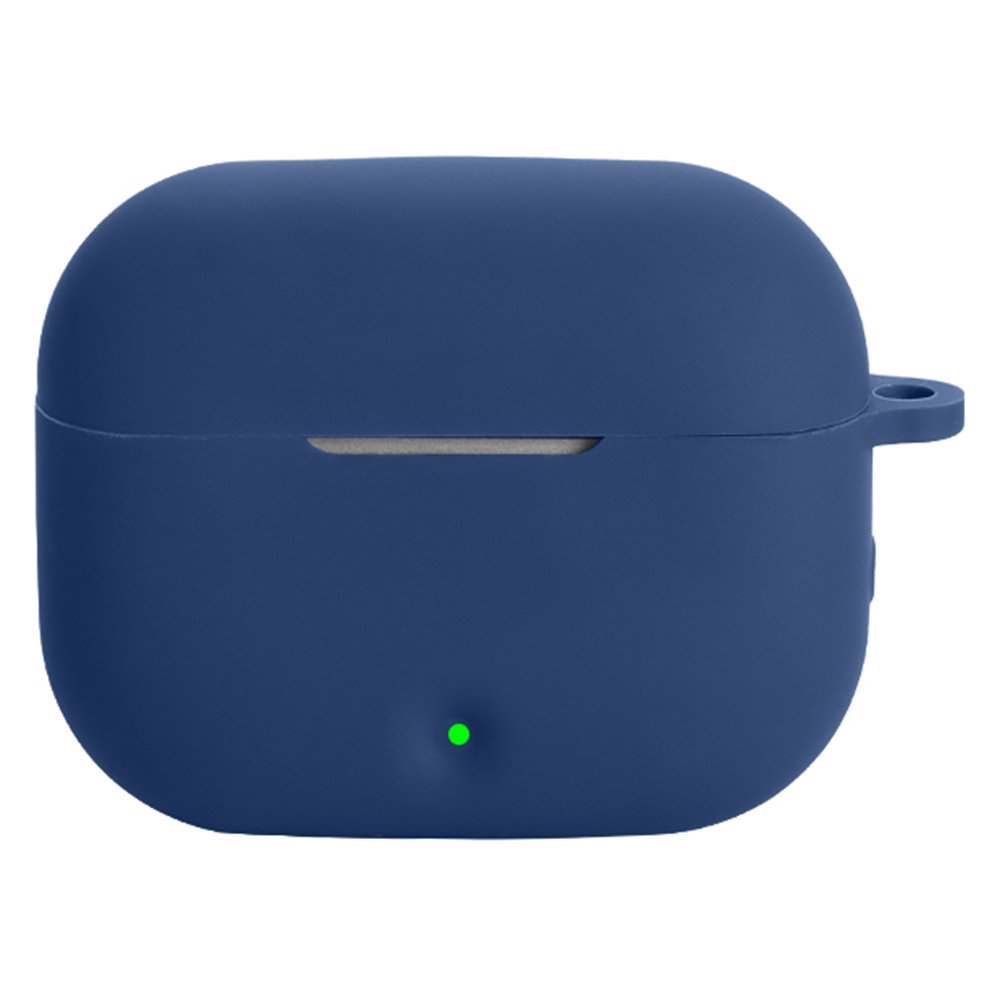 For Edifier Lolli Pro 5 Protective Case Bluetooth-Compatible Earbuds Silicone Cover with Hook - Dark Blue