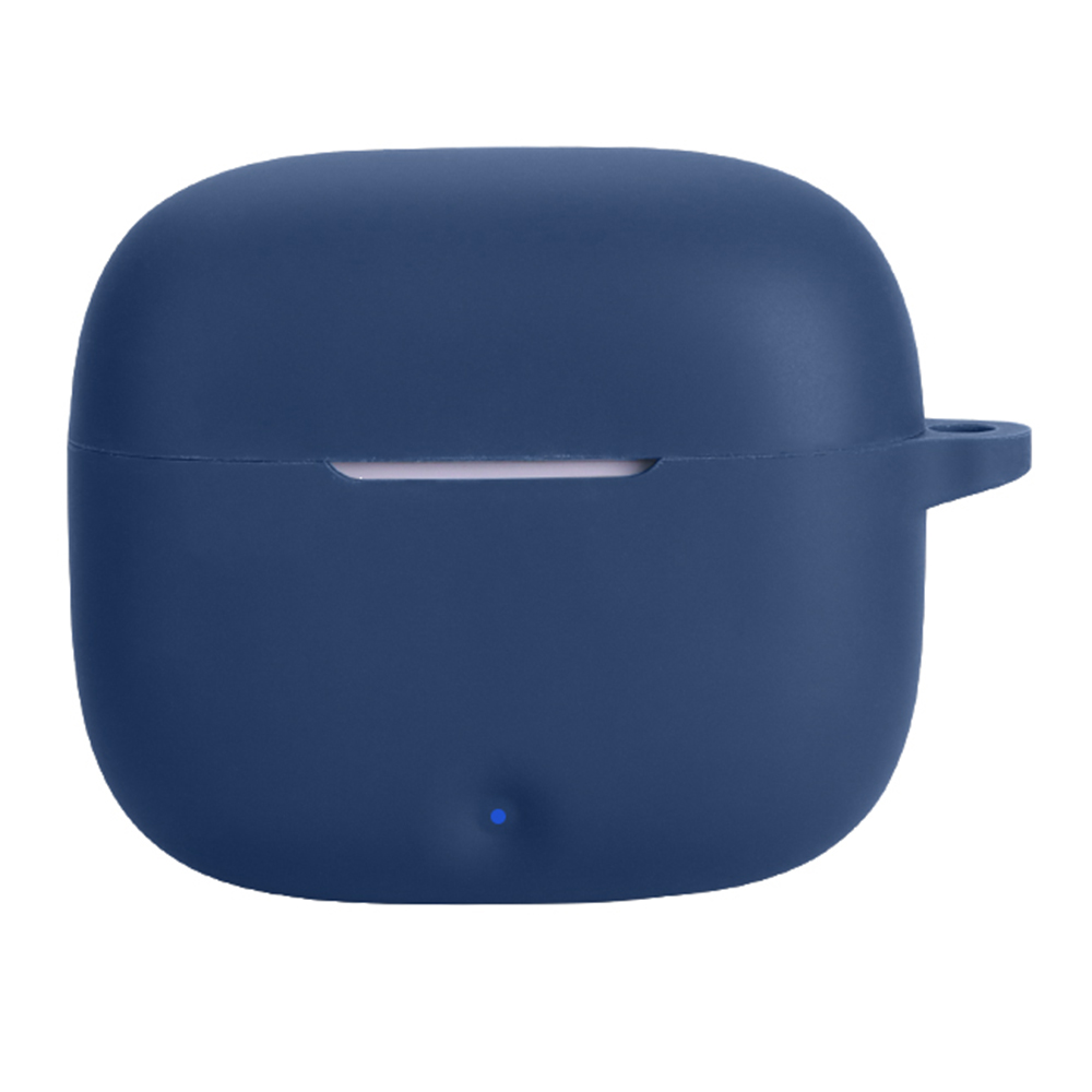 For Honor Choice GEG X7e Silicone Case Wireless Earphones Protective Cover with Anti-Lost Buckle - Dark Blue