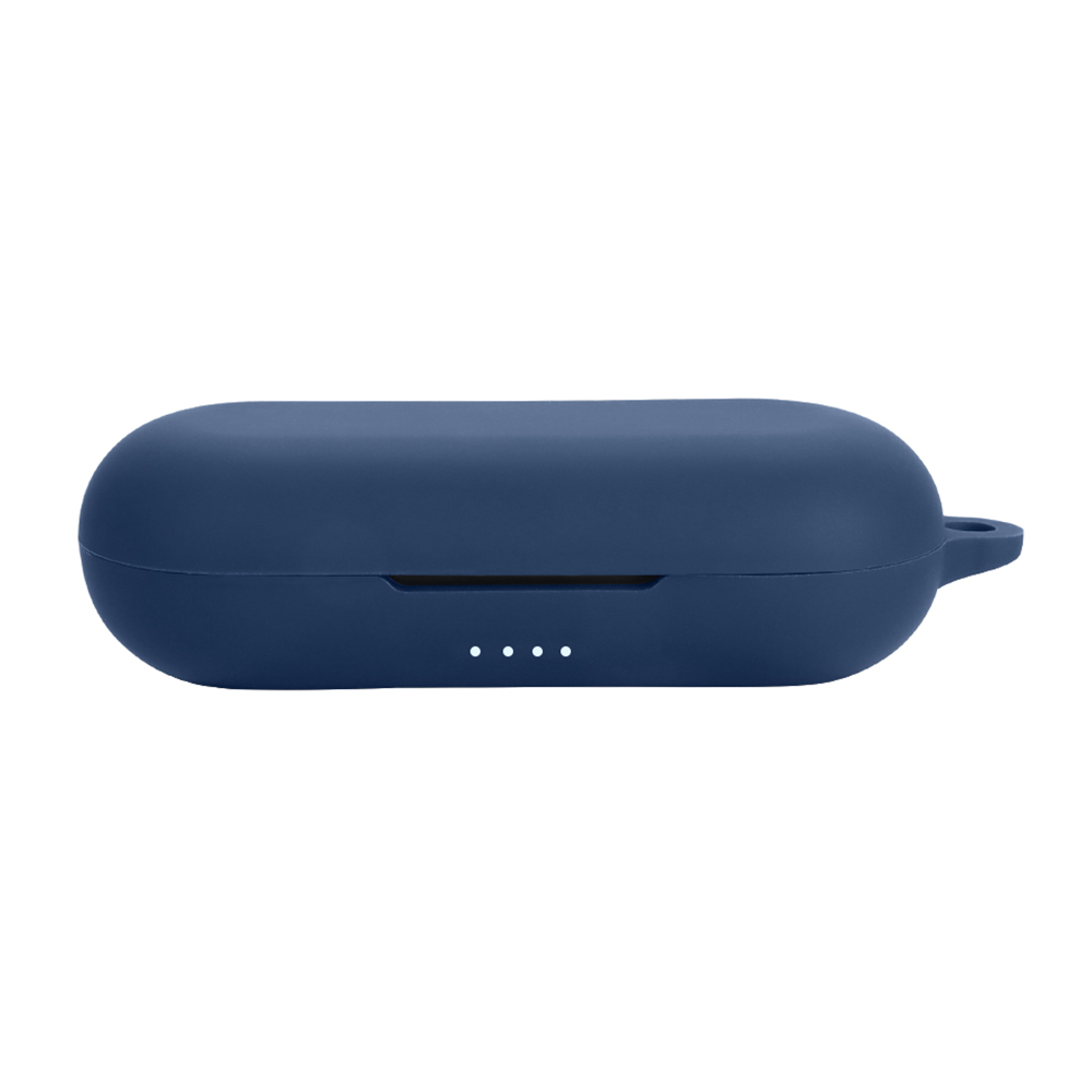 For Black Shark OWS Pro Protective Case Bluetooth-Compatible Earbuds Silicone Cover with Hook - Dark Blue