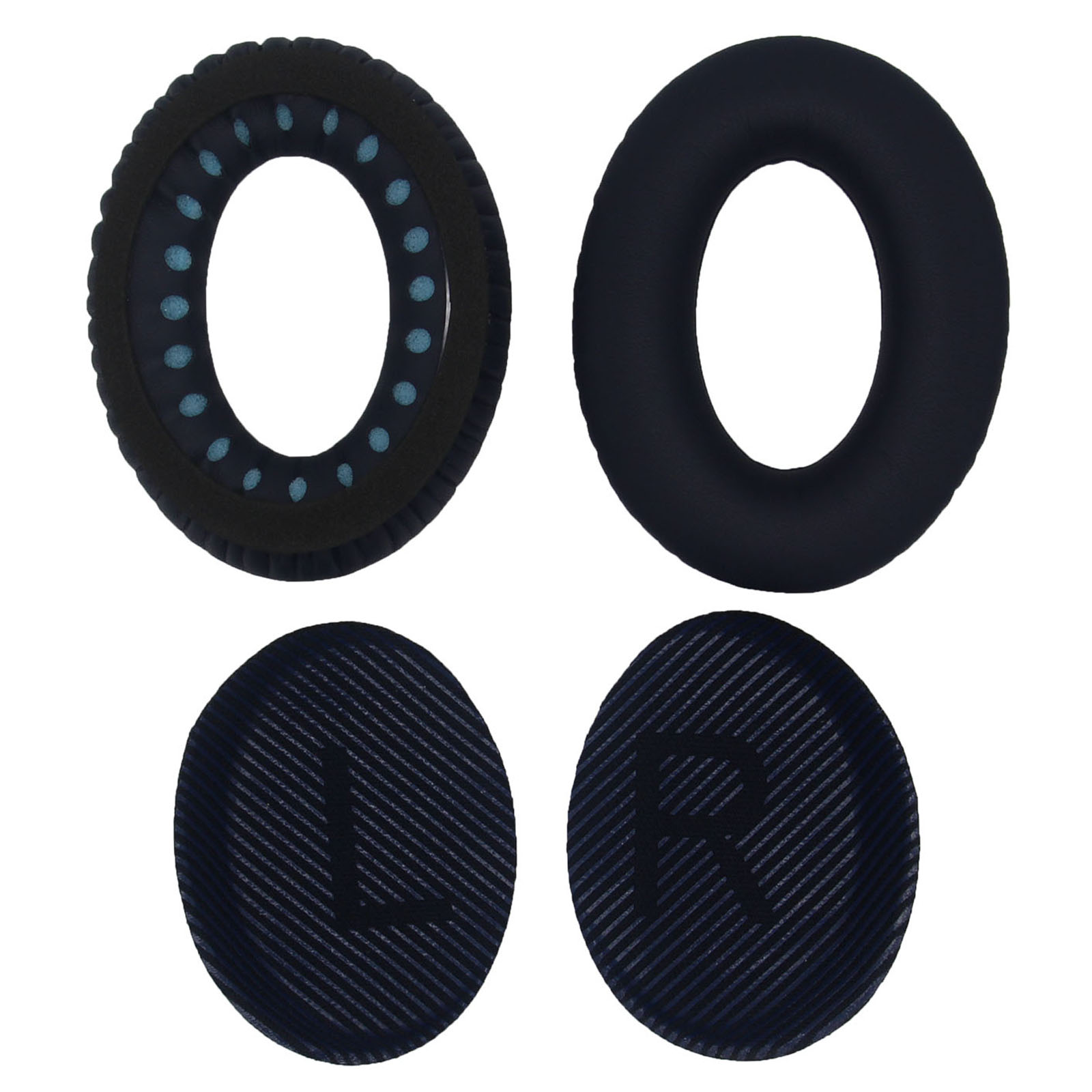 JZF-236 1Pair Replacement Earpads for Bose QuietComfort 15 / 25 / 2 / 35 / AE2 / AE2i / AE2w / SoundTrue / SoundLink Around Ear Protein Leather Foam C