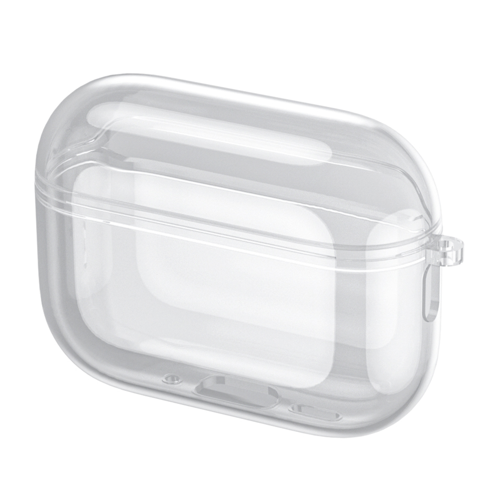 For AirPods Pro 3 Clear Case Anti Yellow TWS Earbuds TPU Protective Cover - Transparent