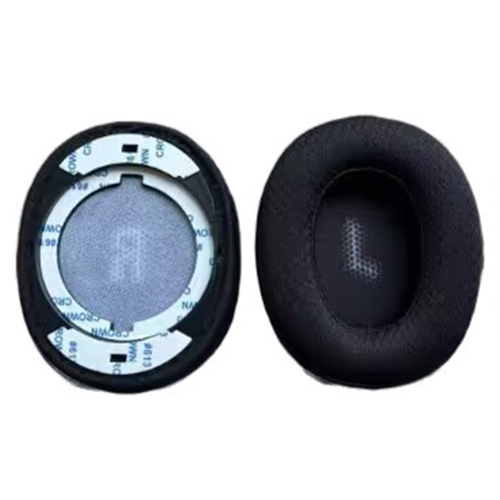 For JBL E55BT Quincy Bluetooth-compatible Headphones Replacement Ear Pads Mesh Fabric Cushions Earmuffs - Black