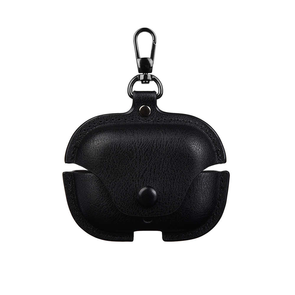 For Huawei FreeBuds SE 4 ANC Earphone Case Business Leather + PC Protective Cover - Black