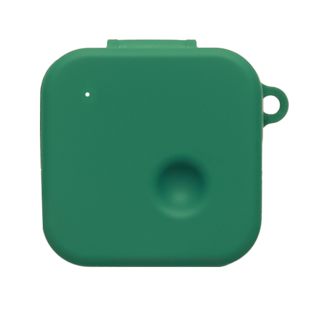 For Nothing Ear (3) Silicone Case Wireless Earphones Protective Cover with Anti-Lost Buckle - Blackish Green