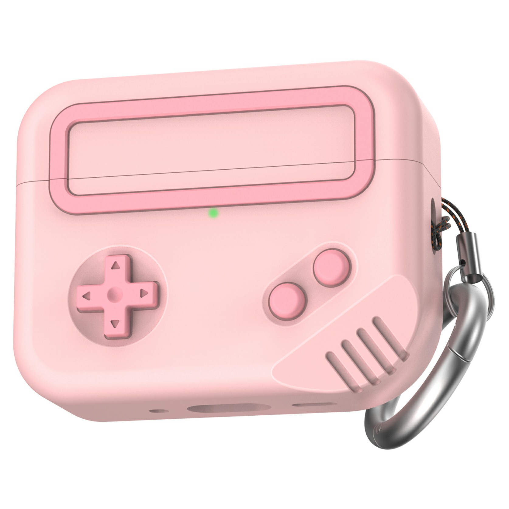 AHASTYLE JY27 For Apple AirPods Pro 3 Silicone Case Game Console Design Anti Drop Earphone Cover - Pink