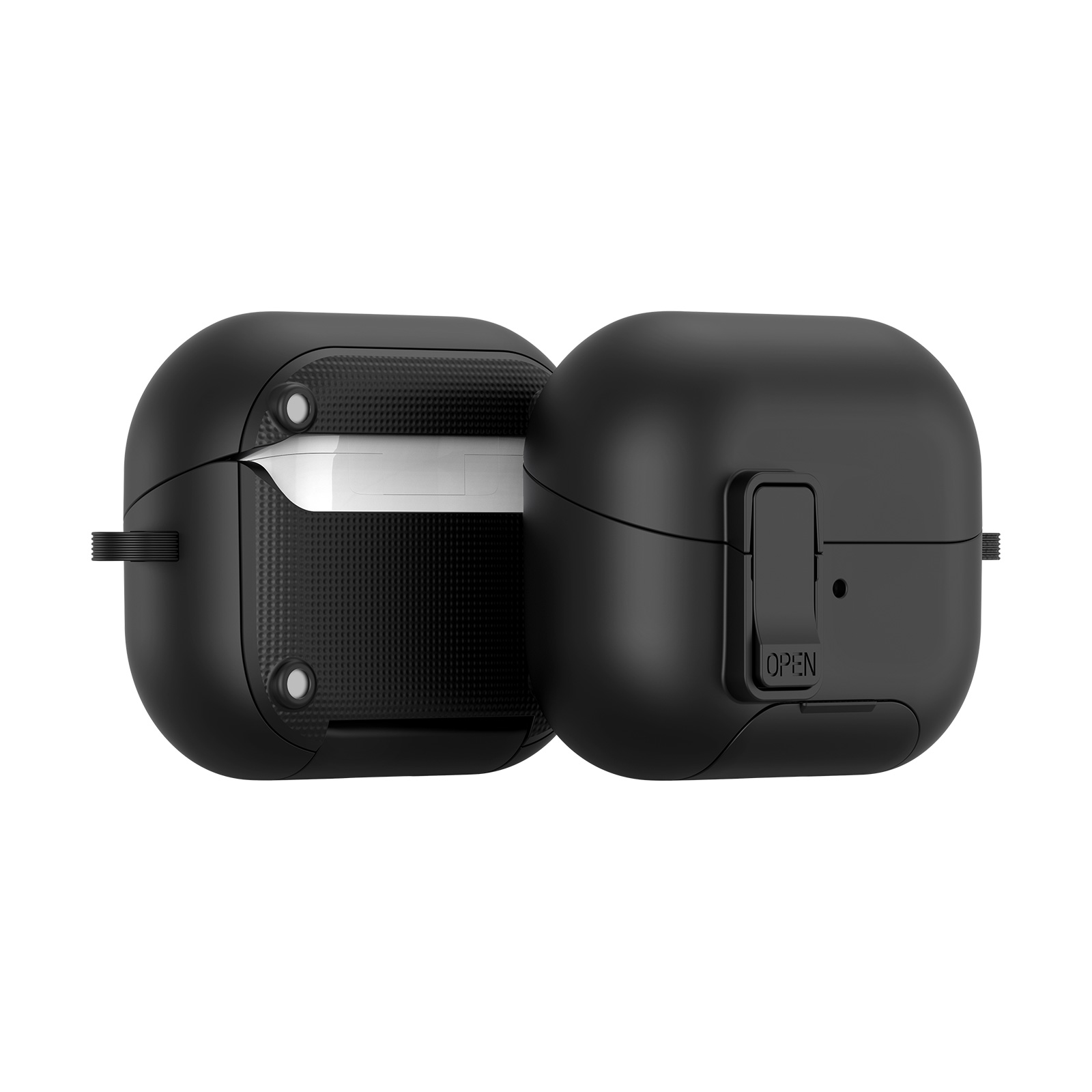 DUX DUCIS For Samsung Galaxy Buds3 Pro / Galaxy Buds3 FE / Galaxy Buds3 Earphone Case  SECQ Series PC+TPU Earbuds Cover Snap Lid Design with Hook - Bl