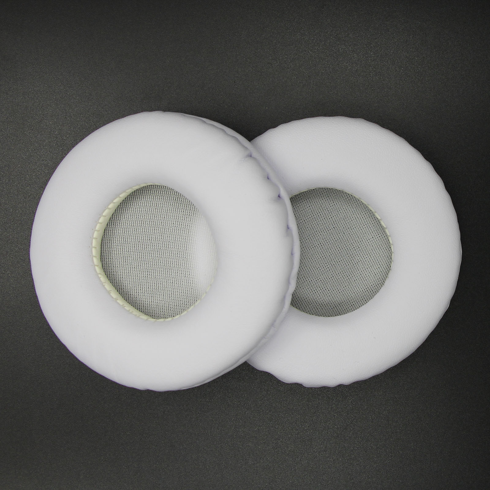 JZF-619 60mm Round Earpads for Audio-technica ATH-ES55 / ATH-SJ1 / Sony MDR-G45LP / MDR-G55LP / MDR-G410L Headphone Ear Cushions - White