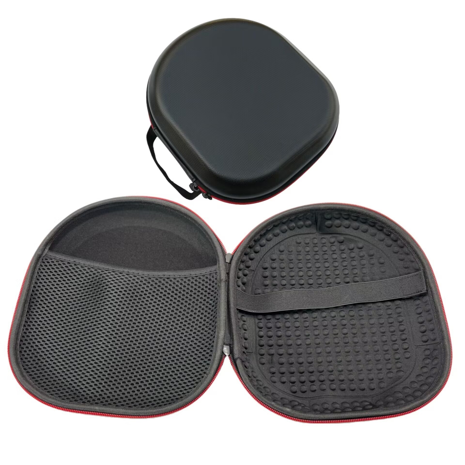 Carrying Case for SteelSeries Arctis Nova 1/3/5/7/Pro Headphone Shockproof EVA Hard Shell Storage Bag - Leather Style/ Black