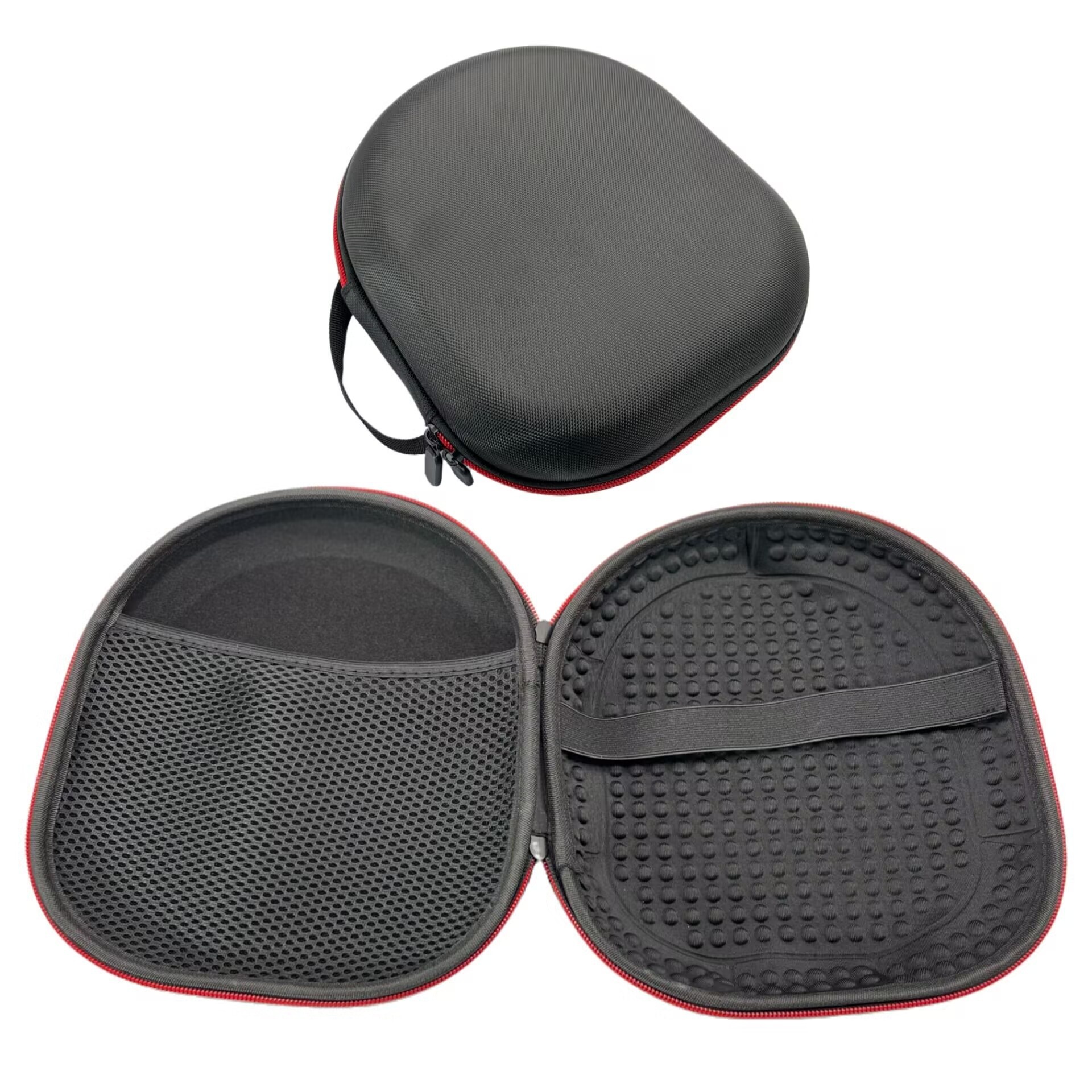 Carrying Case for SteelSeries Arctis Nova 1/3/5/7/Pro Headphone Shockproof EVA Hard Shell Storage Bag - Fabric Style/Black