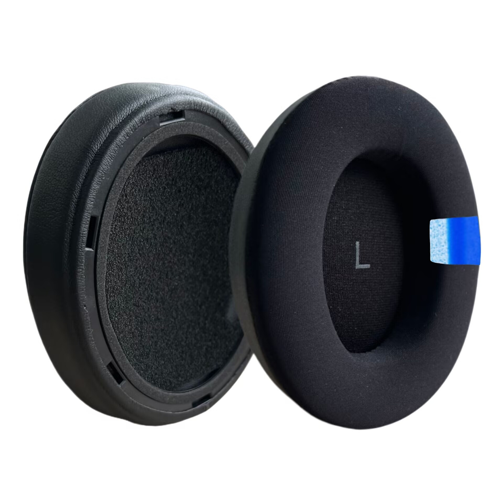 2Pcs for Sennheiser Momentum 4 Ear Cushions Ice Silk + Cooling Gel Replacement Ear Pads - Black