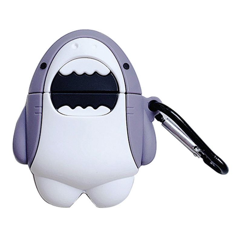 

Для AirPods Pro 2 3D Cartoon Animal Speatic Shopection Shock -oh -coper Wearphone с Ключом - 0091-ko, AirPods Pro 2