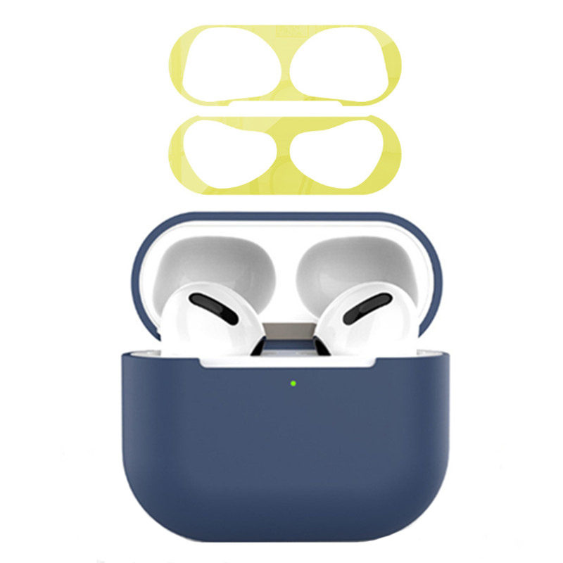 

Für Apple AirPods 3 Earphone Hülle - Mitternachtsblau+gold, AirPods 3