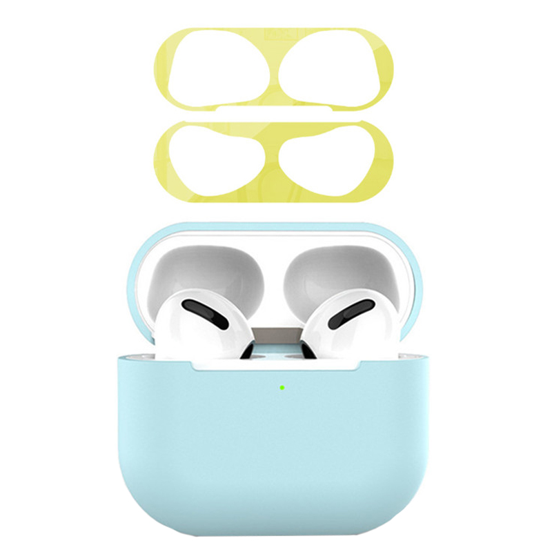 

Für Apple AirPods 3 Earphone Hülle - Himmelblau+gold, AirPods 3