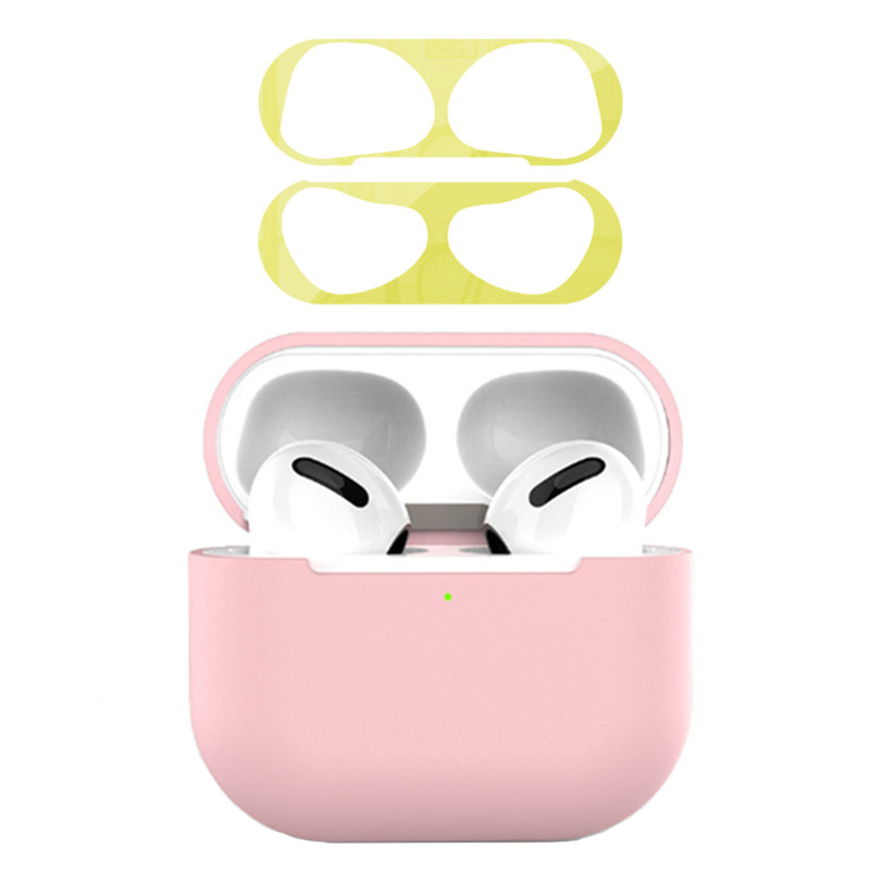 

Für Apple AirPods 3 Earphone Hülle - Pink+Gold, AirPods 3