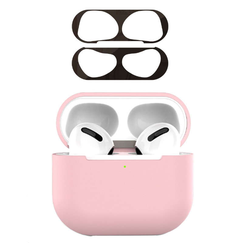

Für Apple AirPods 3 Earphone Hülle - Pink+schwarz, AirPods 3