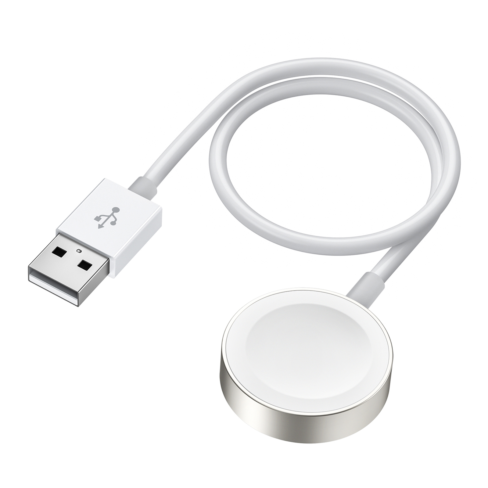 

JOYROOM S-IW003S For Apple Watch 0.3m USB Cable Smart Watch Charging Dock Magnetic Wireless Charger - White, Apple Watch SE (2022) 44mm