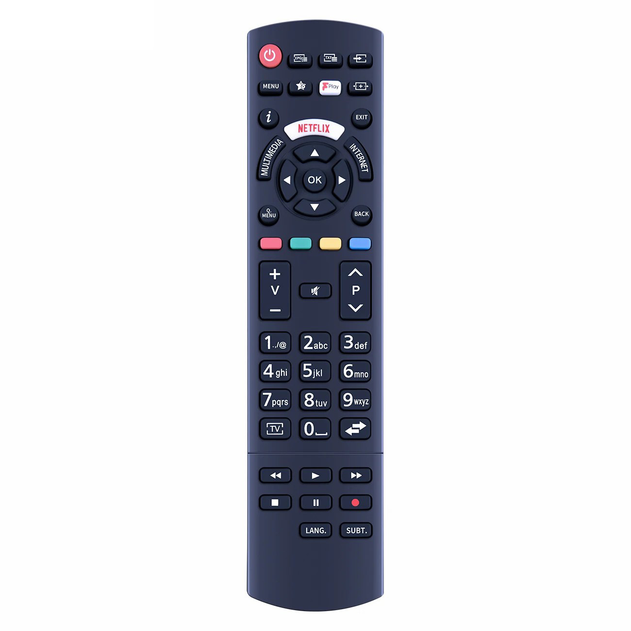 RC49129 Remote Control Replacement For Panasonic TV Battery Operated Universal TV Remote