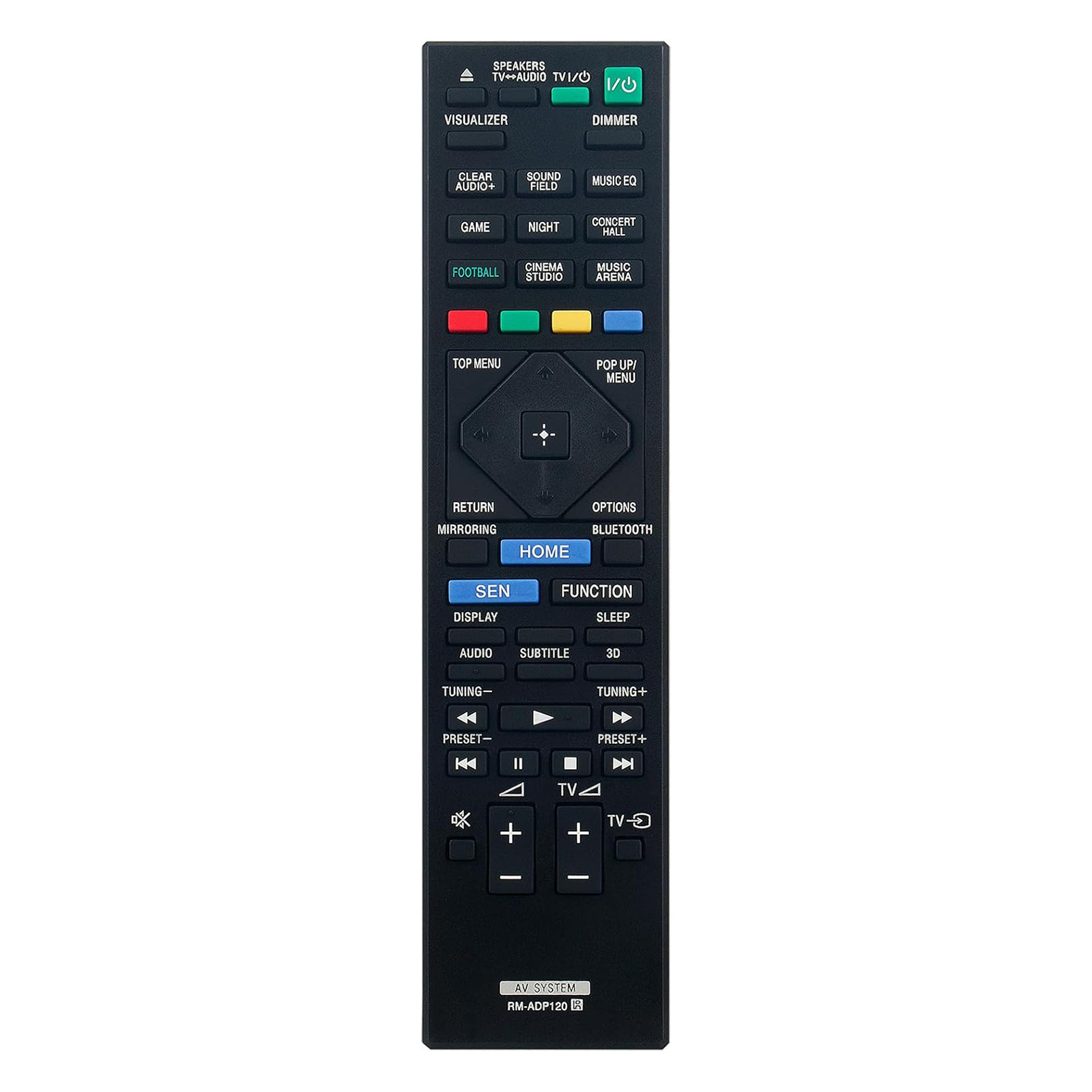 RM-ADP120 Remote Control Replacement For Sony Home Theater Player Battery Operated