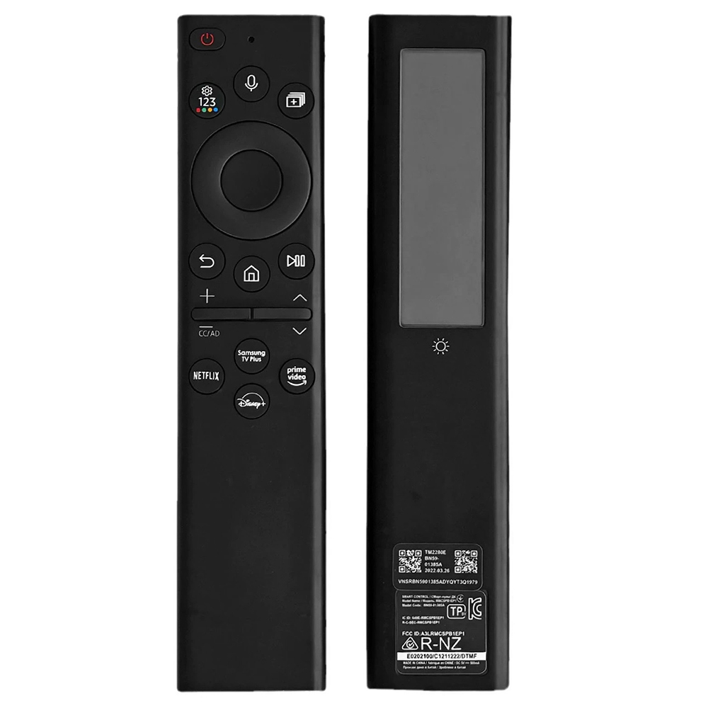 BN59-01385A For Samsung TV Remote Control Solar Powered Voice Control Replacement Controller - Black