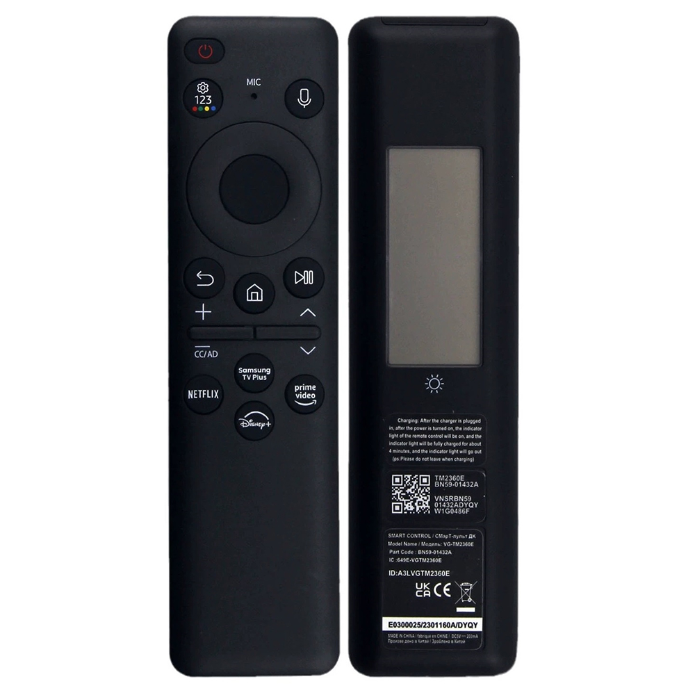 BN59-01432A For Samsung TV Remote Control 1 - 8m Transmission Solar Powered Controller with Voice Function