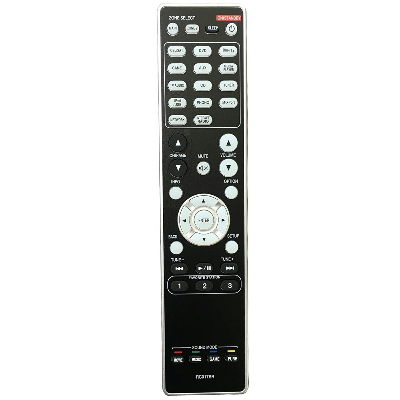 RC017SR For Marantz Amplifier Remote Control Battery Operated Replacement Controller