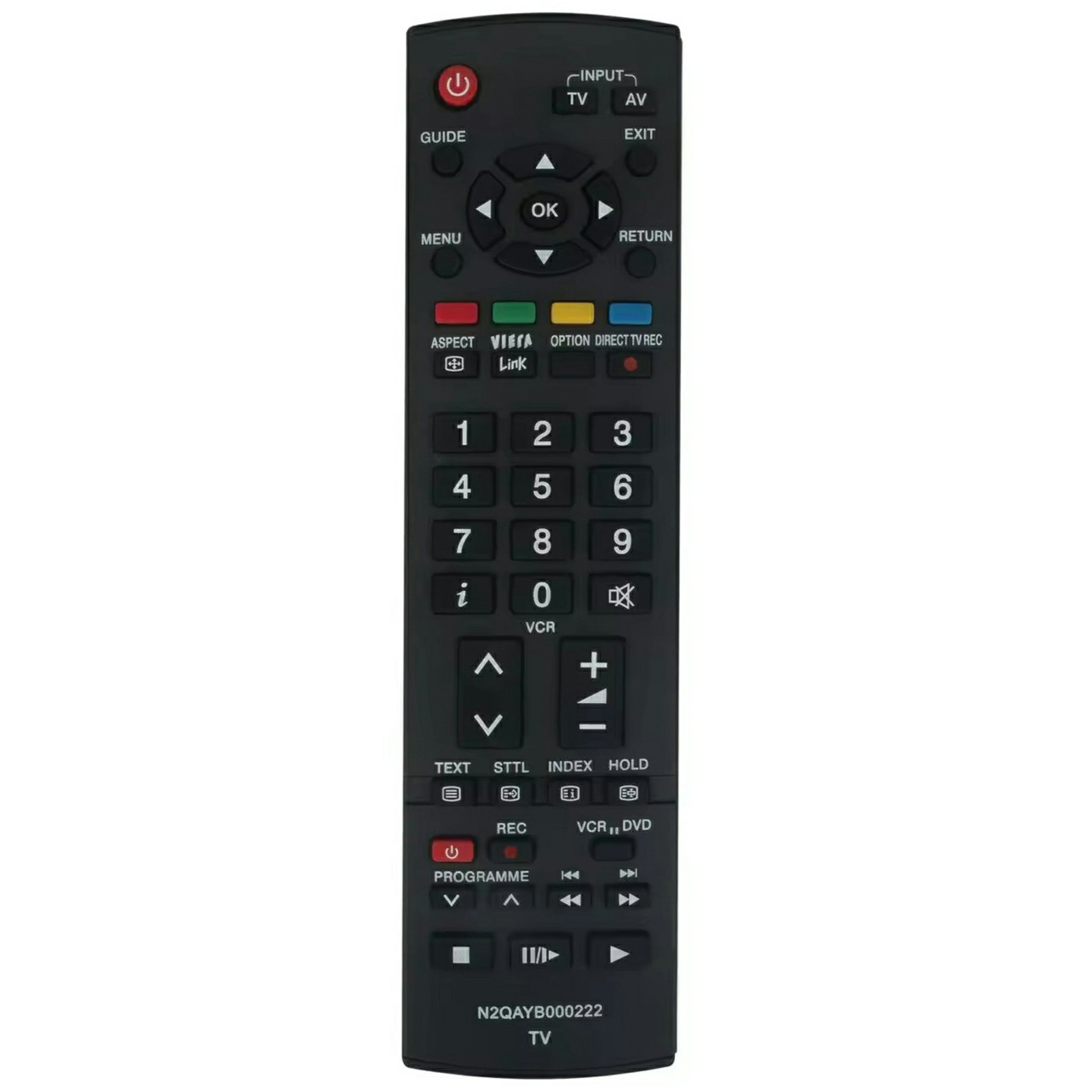 N2QAYB000222 For Panasonic TV Remote Control Replacement Universal 10m Range Wireless Controller