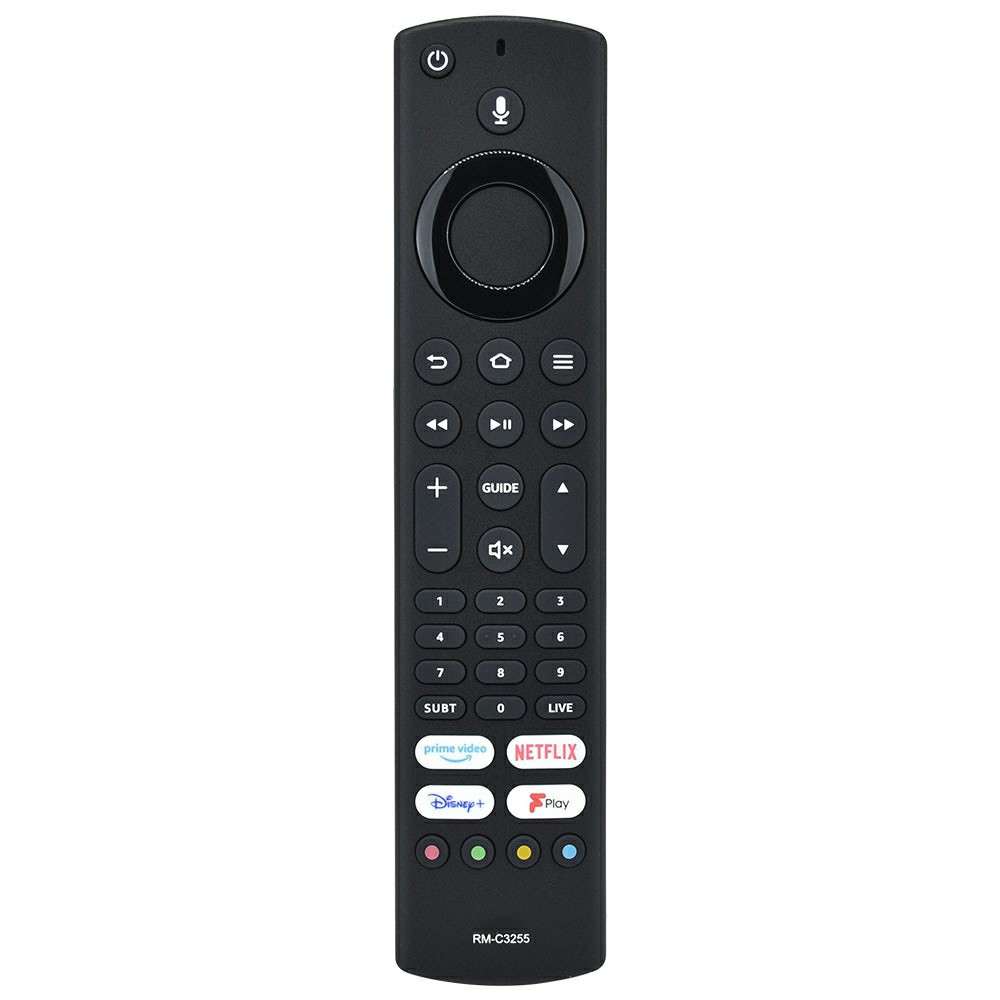 RM-C3255 For JVC TV Remote Control Voice Activated Replacement Ergonomic Television Controller